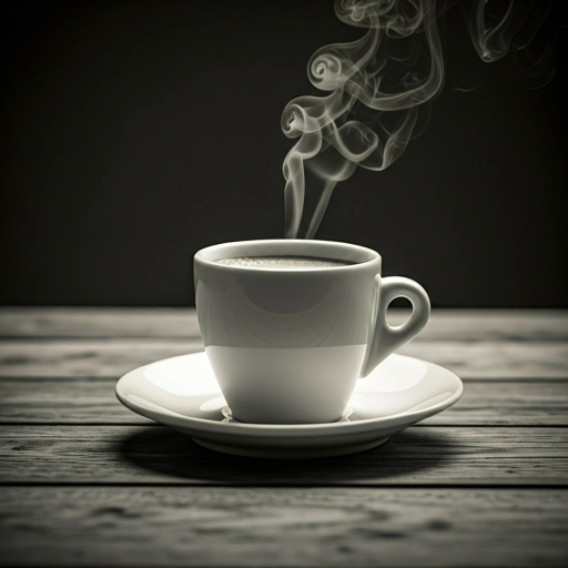 Kaffee und Rauch